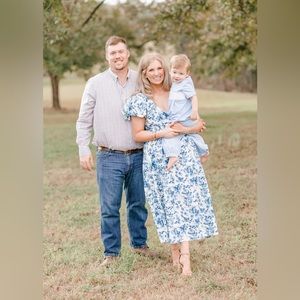 Blue and White Timeless Dress